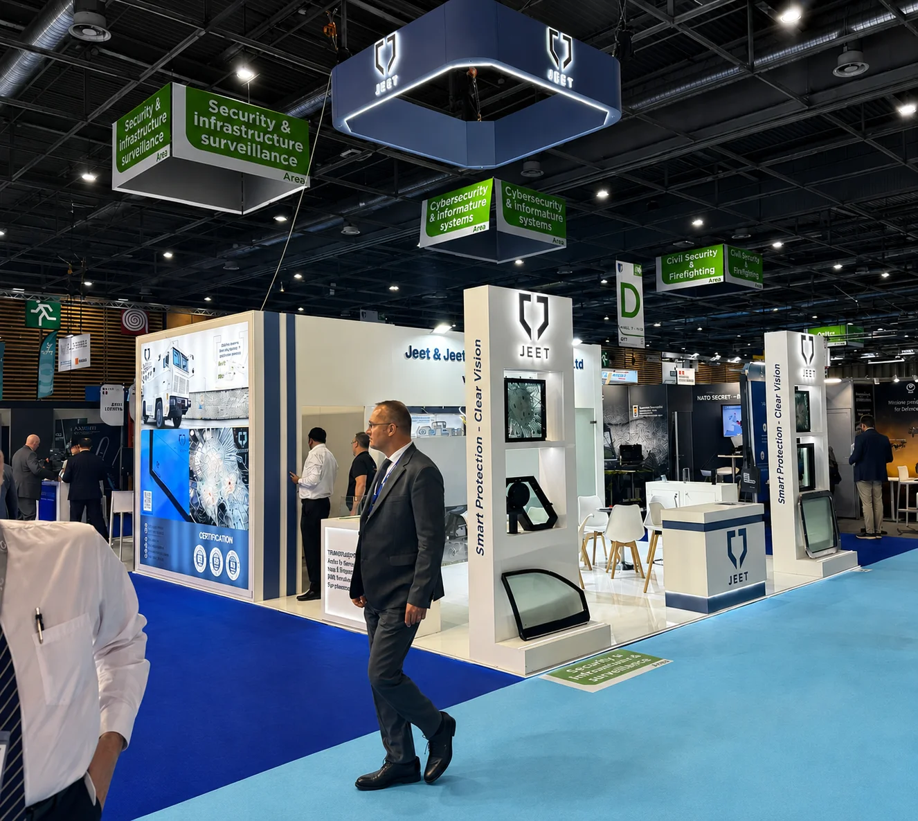 Jeet exhibition stand at Eurosatory 2026